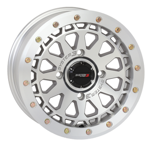 System 3 SB-6 Beadlock Wheel - Machined Finish - Dunes 2 Dezert SXS