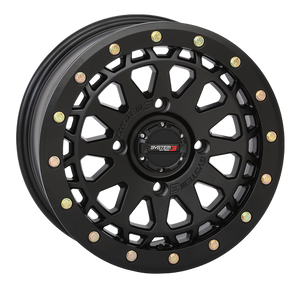 System 3 SB-6 Beadlock Wheel - Matte Black - Dunes 2 Dezert SXS