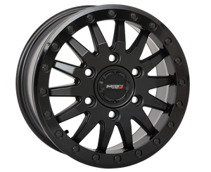 System 3 SB-8 Beadlock Wheel 5 & 6 Lug – Matte Black - Dunes 2 Dezert SXS