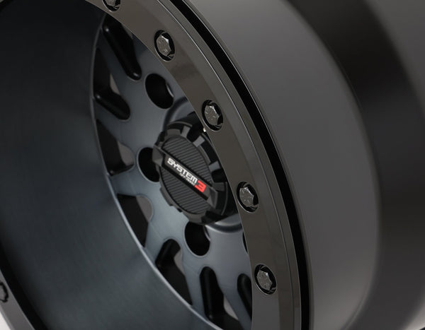 System 3 SB-8 Beadlock Wheel 5-Lug – Brushed Grey - Dunes 2 Dezert SXS