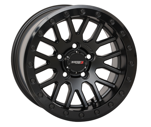 System 3 SB-9 Beadlock Wheel – Matte Black 15x9 - Dunes 2 Dezert SXS