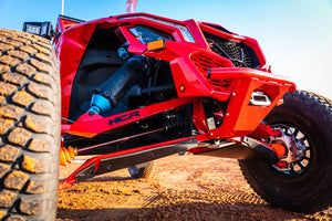 HCR Racing Dual Sport 72-inch suspension kit for Can-Am Maverick X3 with high-clearance arms and elite alloy construction