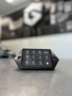 Geiser 12 panel Switch Pro tube mount detail