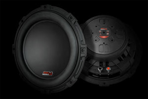 SSV Works V10 10-inch 2-ohm subwoofer, front and back — view 3
