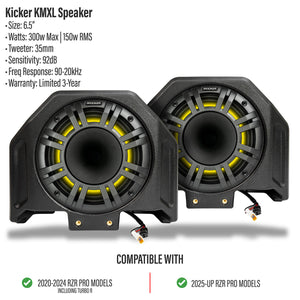 Polaris RZR Pro R/Turbo R/Pro XP 6.5" Rear Speaker Pods | SSV Works