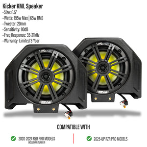 Polaris RZR Pro R/Turbo R/Pro XP 6.5" Rear Speaker Pods | SSV Works