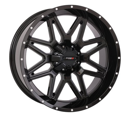 System 3 ST-7 Wheel – Gloss Black UTV Wheel - Dunes 2 Dezert SXS