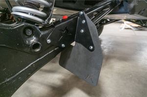 Madigan Motorsports Maverick R Mud Flap Kit on a Can-Am Maverick R — detail