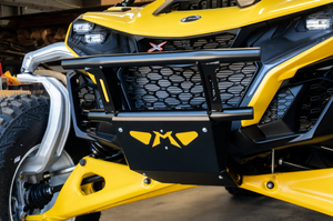 Madigan Motorsports Maverick R Double Front Bumper on a Can-Am Maverick R — installed