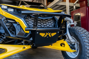 Madigan Motorsports Maverick R Double Front Bumper on a Can-Am Maverick R