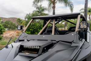 Madigan Motorsports RZR Turbo R Hood Scoop on a Polaris RZR Turbo R — detail