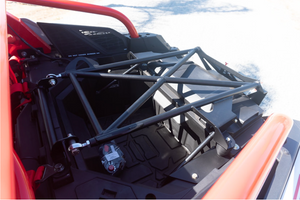 Madigan Motorsports RZR Turbo R Spare Tire Mount on a Polaris RZR Turbo R — installed