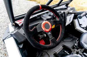 Madigan Motorsports RZR 200 Steering Wheel Adapter on a Polaris RZR 200