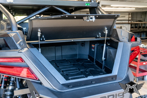 Madigan Motorsports RZR Pro R Trunk on a Polaris RZR Pro R — detail