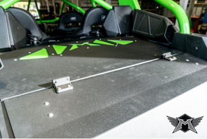 Madigan Motorsports RZR Pro R Trunk on a Polaris RZR Pro R — mounting hardware
