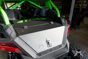 Madigan Motorsports RZR Pro R Trunk on a Polaris RZR Pro R — angle view