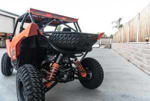 Madigan Motorsports YXZ1000R Rear Bed Tailgate on a Yamaha YXZ1000R — angle view