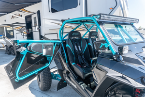 Madigan Motorsports RZR XP 1000 2-Seat Door Kit on a Polaris RZR XP 1000 — close-up