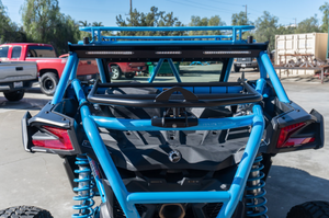 Madigan Motorsports Maverick X3 Spare Tire Mount on a Can-Am Maverick X3 — mounting hardware