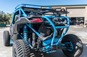 Madigan Motorsports Maverick X3 Spare Tire Mount on a Can-Am Maverick X3 — installed