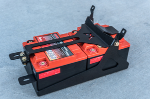 Madigan Motorsports Maverick X3 MAX Dual Battery Mount on a Can-Am Maverick X3