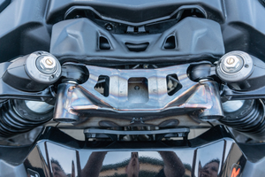 Madigan Motorsports Maverick X3 Upper Front Shock Mount on a Can-Am Maverick X3 — installed