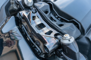 Madigan Motorsports Maverick X3 Upper Front Shock Mount on a Can-Am Maverick X3 — mounting hardware