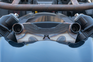 Madigan Motorsports Maverick X3 Upper Front Shock Mount on a Can-Am Maverick X3 — angle view