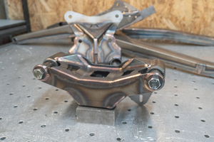 Madigan Motorsports Maverick X3 Upper Front Shock Mount on a Can-Am Maverick X3 — kit layout