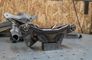 Madigan Motorsports Maverick X3 Upper Front Shock Mount on a Can-Am Maverick X3 — detail view