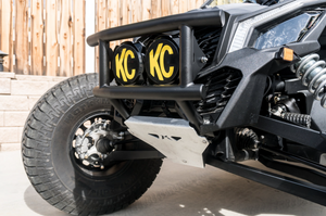 Madigan Motorsports Maverick X3 Double Front Bumper on a Can-Am Maverick X3 — detail