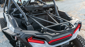 Madigan Motorsports RZR XP 1000 Spare Tire Mount on a Polaris RZR XP 1000 — angle view