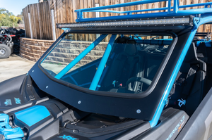 Madigan Motorsports Maverick X3 Glass Windshield on a Can-Am Maverick X3 — detail