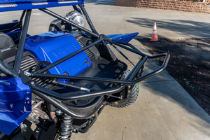 Madigan Motorsports YXZ1000R Spare Tire Mount on a Yamaha YXZ1000R — detail