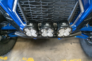 Madigan Motorsports RZR Turbo S Front Half Bumper on a Polaris RZR Turbo S — installed