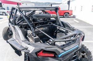 Madigan Motorsports RZR XP 4 1000 4-Seat Roll Cage on a Polaris RZR XP 1000 — fitted view