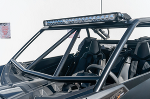 Madigan Motorsports Maverick X3 2-Seat Roll Cage & Roof on a Can-Am Maverick X3 — close-up