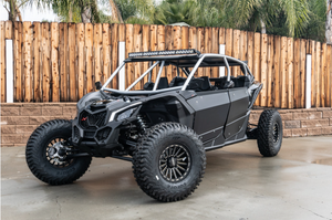 Madigan Motorsports Maverick X3 4-Seat Roll Cage & Roof on a Can-Am Maverick X3 — finish detail