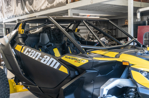 Madigan Motorsports Maverick R 2-Seat Roll Cage & Roof on a Can-Am Maverick R — detail