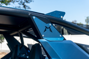 Madigan Motorsports RZR Turbo R 4-Seat Roll Cage on a Polaris RZR Turbo R — mounting hardware