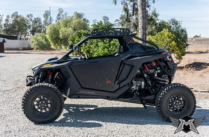 Madigan Motorsports RZR Turbo R 2-Seat Roll Cage on a Polaris RZR Turbo R — mounting hardware