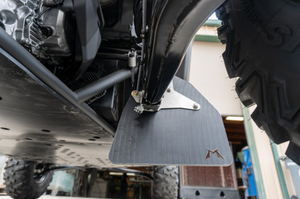 Madigan Motorsports Maverick X3 Mud Flap Kit on a Can-Am Maverick X3 — kit layout