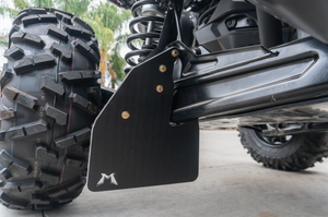 Madigan Motorsports Maverick X3 Mud Flap Kit on a Can-Am Maverick X3 — detail