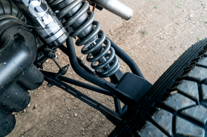 Madigan Motorsports XPedition Long Travel Kit on a Polaris XPedition — close-up