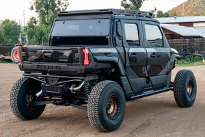 Madigan Motorsports XPedition Long Travel Kit on a Polaris XPedition — kit layout