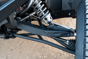 Madigan Motorsports XPedition Long Travel Kit on a Polaris XPedition — finish detail