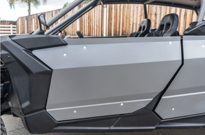 Madigan Motorsports Maverick X3 4-Seat Door Kit on a Can-Am Maverick X3 — angle view