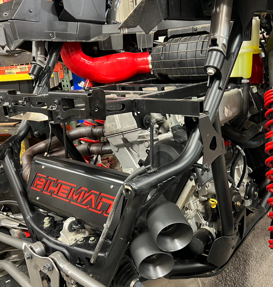 Silicone Intake Tube for Polaris Pro R – 6 Ply Upgrade - Dunes 2 Dezert SXS