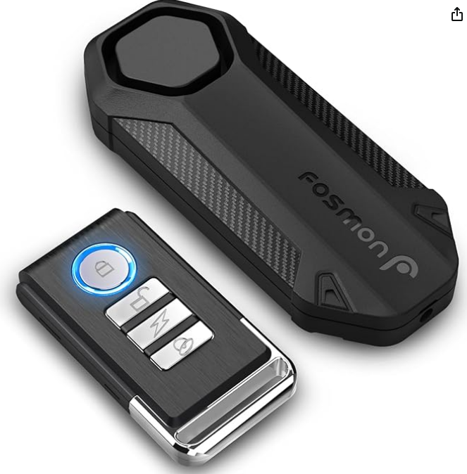 113db Trailer Alarm with Remote, Motion Sensor SOS Alarm, IP65 Waterproof Anti Theft Alarm System, Wireless Siren - Dunes 2 Dezert SXS