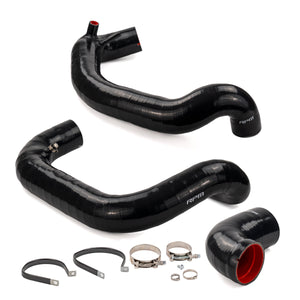 Black RPM Super Villain SX20T silicone tube kit with stainless T-bolt clamps